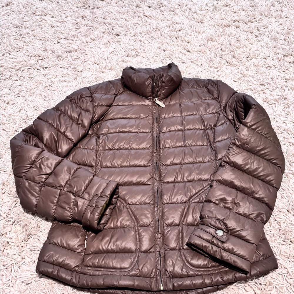 Calvin Klein Brown packable Puffer Jacket